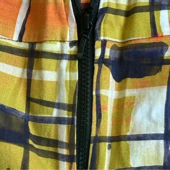Designer Shorts Colorblock Beachwear Yellow Black Orange M - Picture 3 of 7